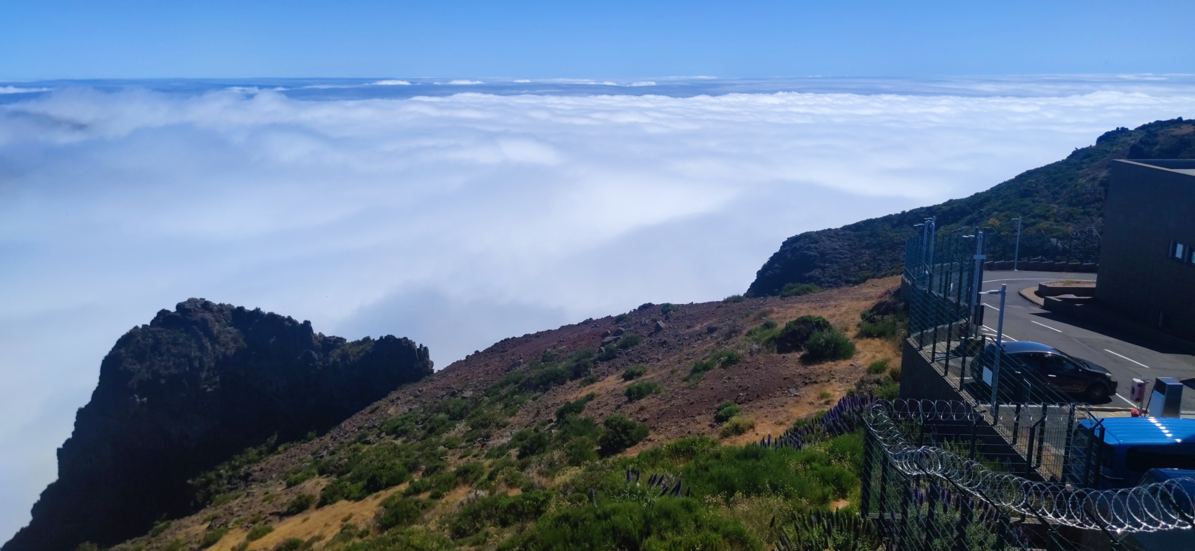 Cliffside path next to the ocean